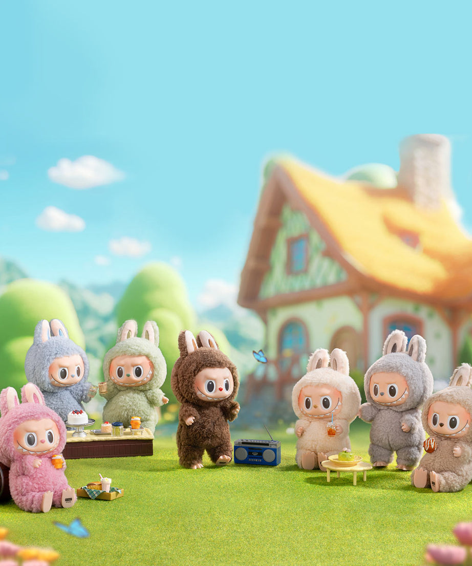 بوب مارت - لابوبو الأصلي الوحوش: دمية فينيل ماكرون مثيرة محشوة حزمة مفاجأة عمياء