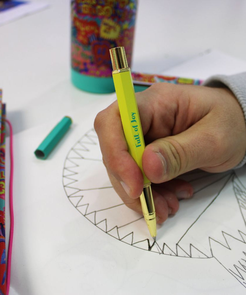 Portico Designs - Arthouse Unlimited Neşe Dolu Kutulu Tükenmez Kalem