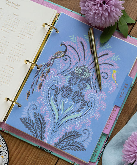 بورتكو ديزاينز - سارا ميلر: منظم أجندة بنقش النعام والنخيل