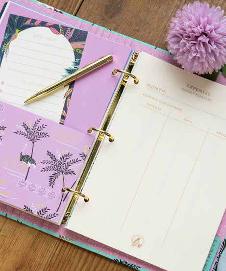 بورتكو ديزاينز - سارا ميلر: منظم أجندة بنقش النعام والنخيل