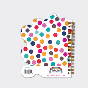 Rachel Ellen - دفتر غلاف سلكي على شكل كلب منقّط