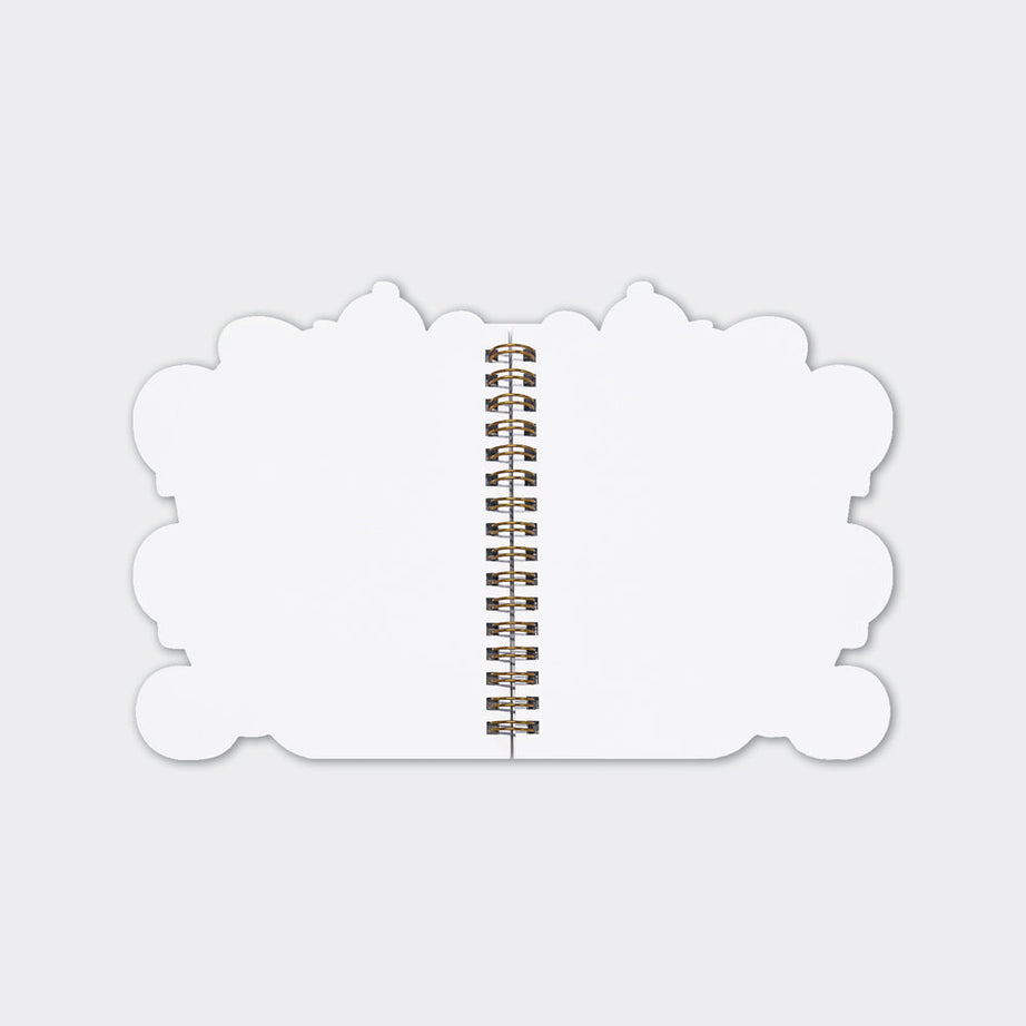 Rachel Ellen - دفتر بسلك غطاء بشكل كلب منقط