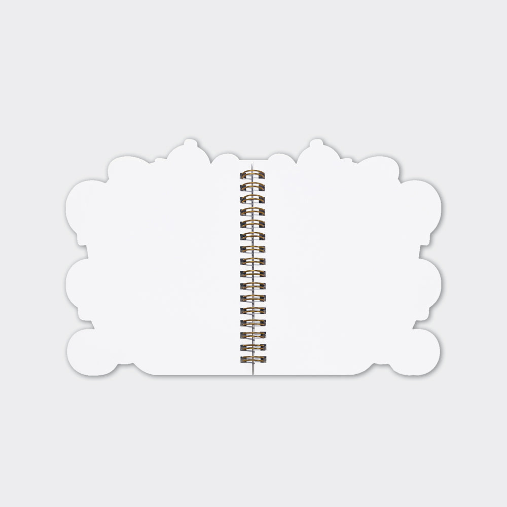 Rachel Ellen - دفتر بسلك غطاء بشكل كلب منقط