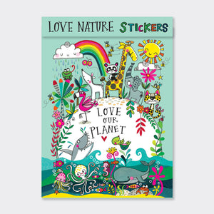 Rachel Ellen - Love Our Planet Sticker Çıkartma Kitapları