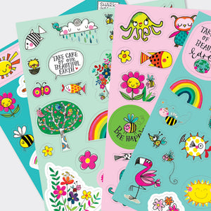 Rachel Ellen - Love Our Planet Sticker Çıkartma Kitapları