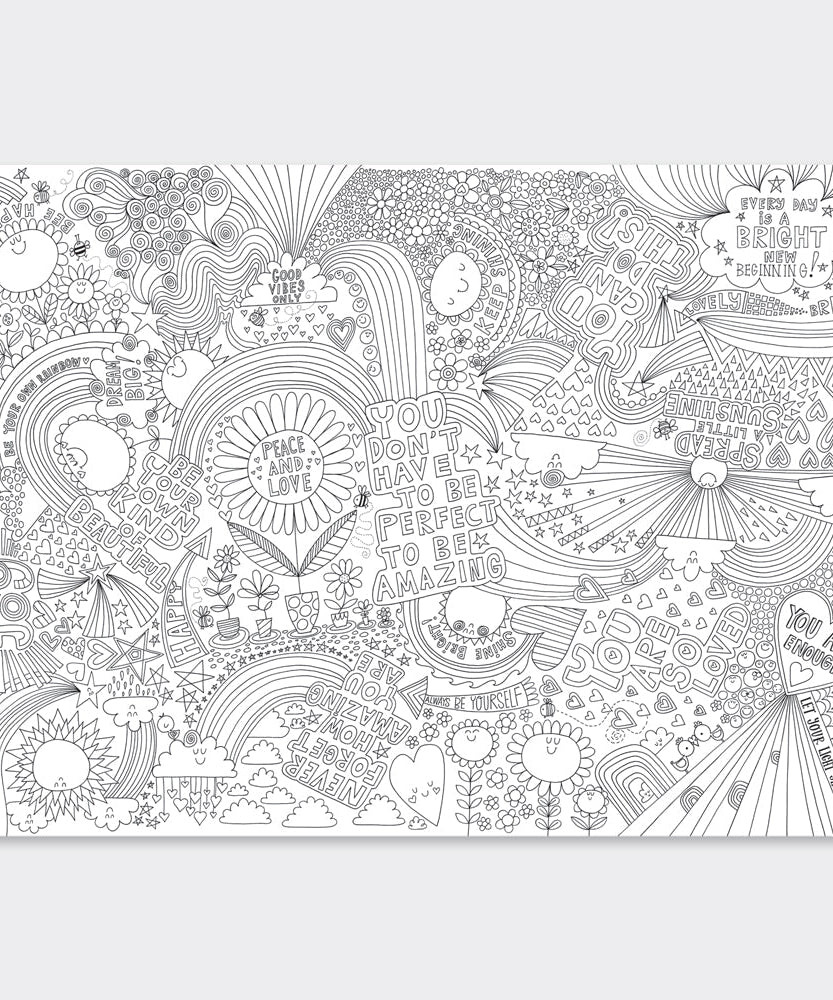 Rachel Ellen - ملصقات تلوين Dev الإيجابية