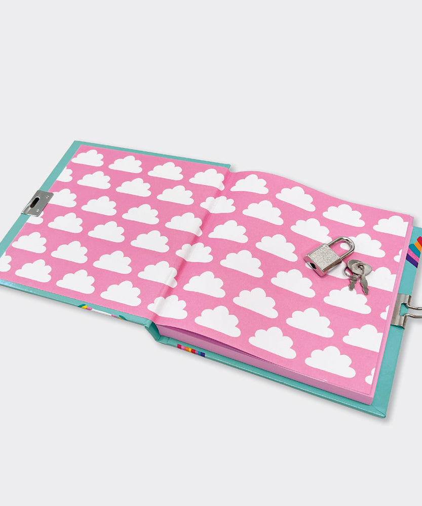 Rachel Ellen - قوس قزح يونيكورن دفتر يوميات مخفي قابل للقفل