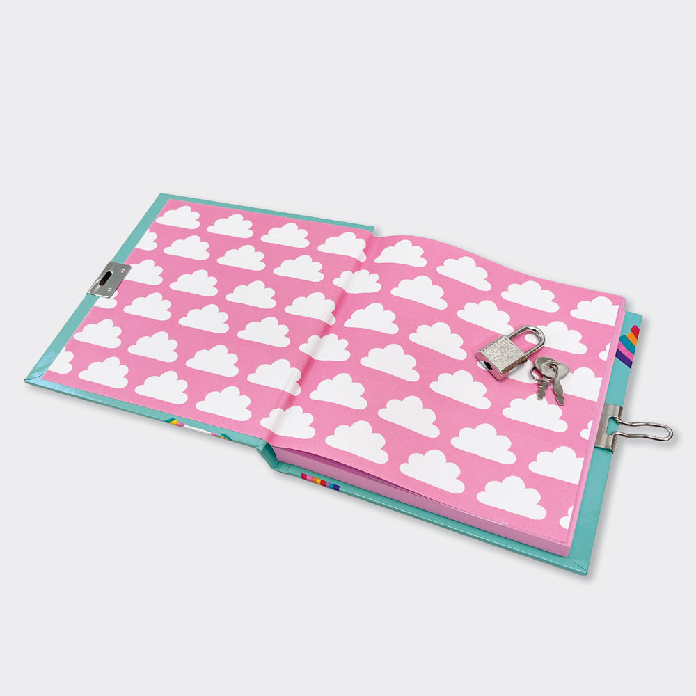 Rachel Ellen - قوس قزح يونيكورن دفتر يوميات مخفي قابل للقفل