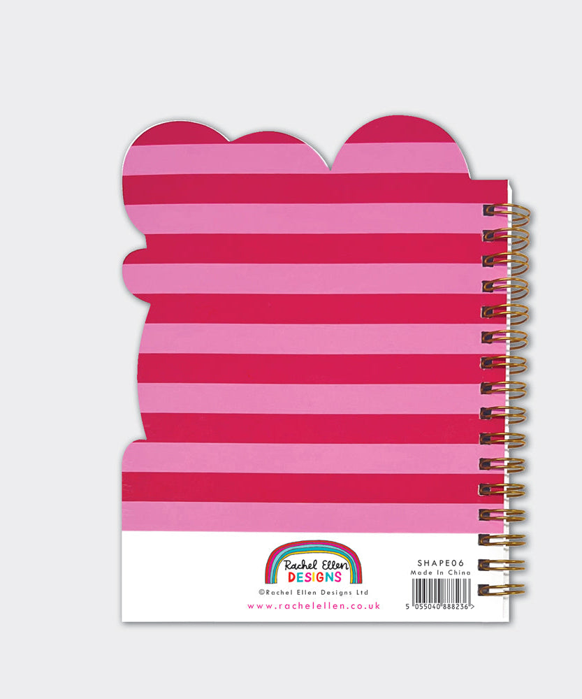 Rachel Ellen - دفتر بسلك غطاء بشكل تمساح