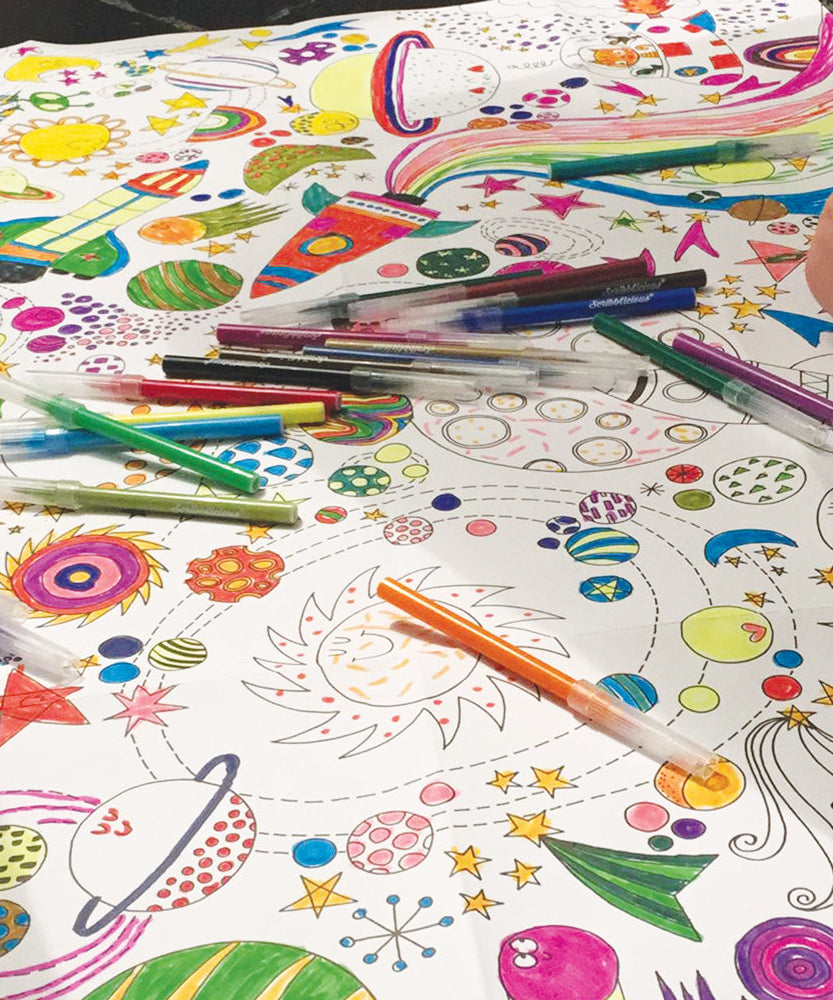 Rachel Ellen - إلى القمر ملصقات تلوين Dev