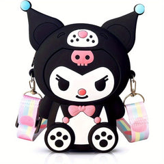 Sanrio - Kuromi Askılı Mini Omuz Çantası