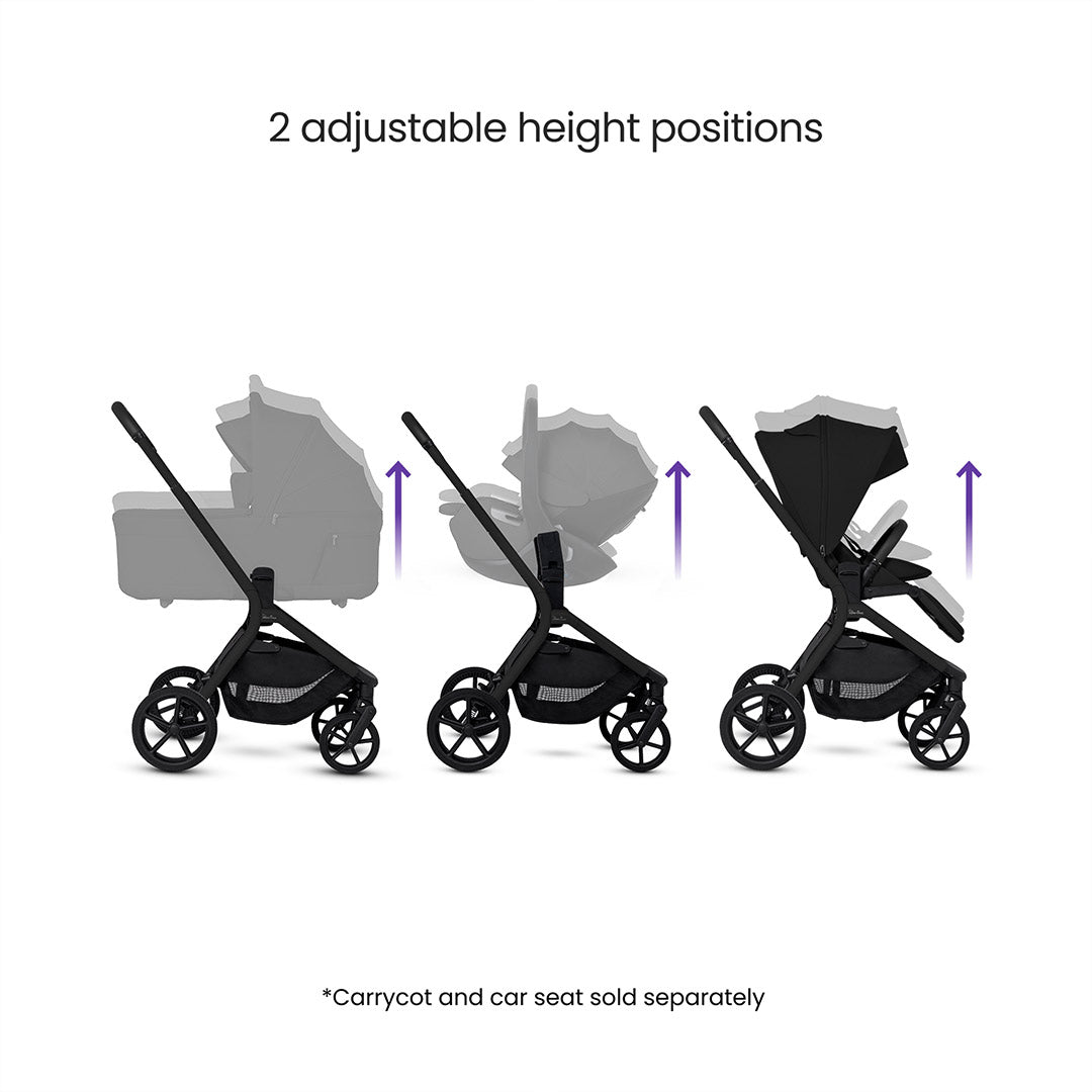Silver Cross Breez Stroller - Onyx-Strollers-Onyx- | Natural Baby Shower