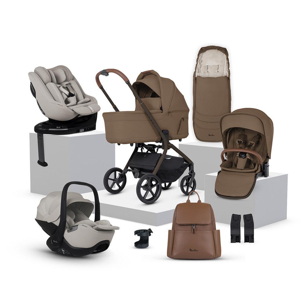 Silver Cross Breez Ultimate 360 Family Bundle-Travel Systems-Maple- | Natural Baby Shower