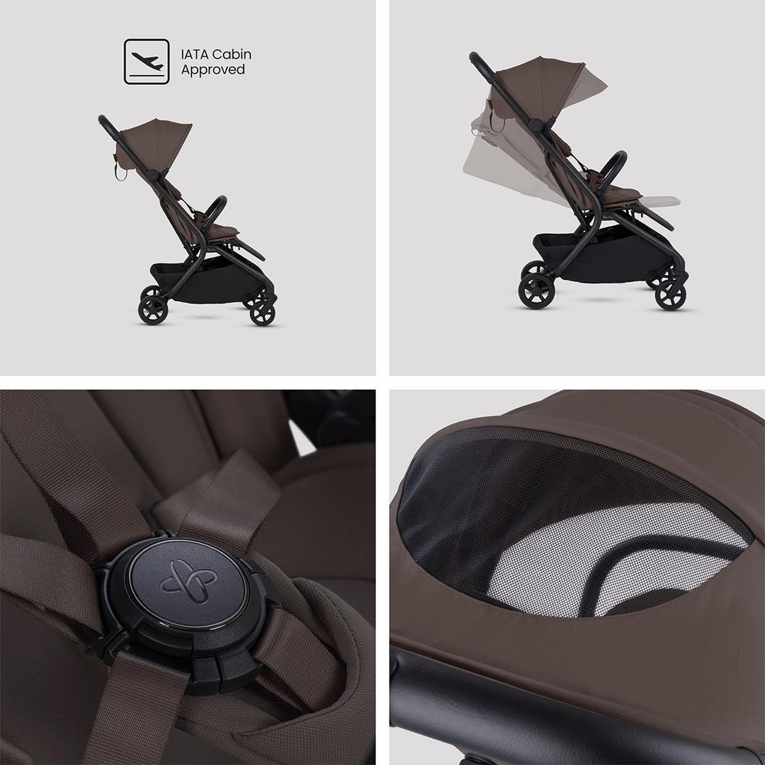 Silver Cross Nia Glide Travel System-Travel Systems-Champagne- | Natural Baby Shower