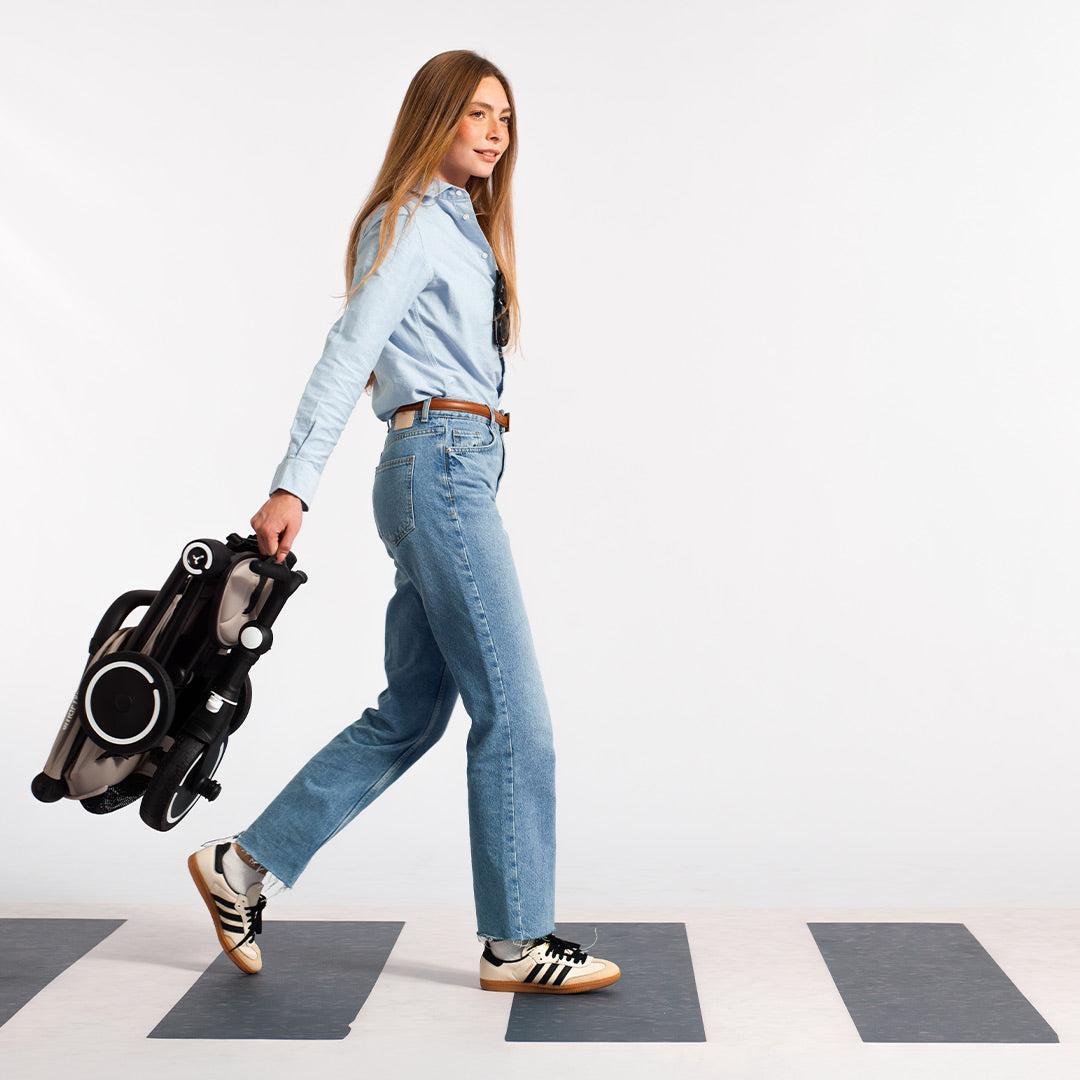 SmarTrike Wonder Max Active Stroller - Beige/Stone-Strollers-Beige/Stone- | Natural Baby Shower