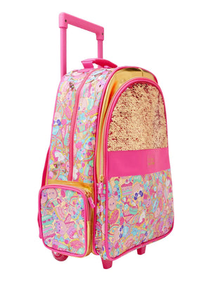 Smiggle – 20. Doğum Günü Çekçekli Işıklı Tekerlekli Çanta