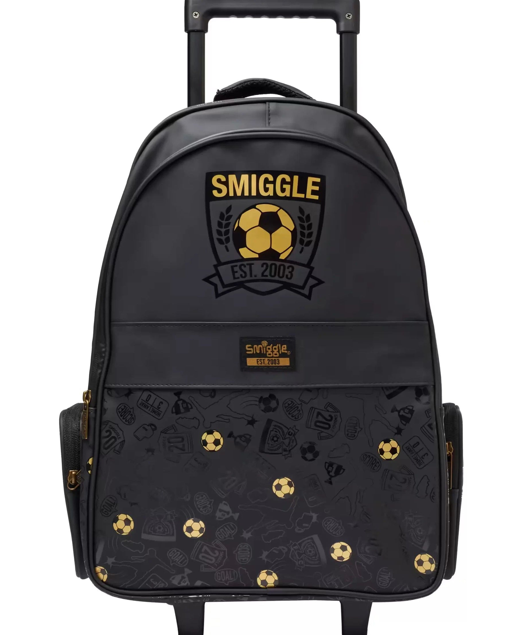 Smiggle – حقيبة بعجلات مضيئة مع مقبض بمناسبة عيد الميلاد العشرين