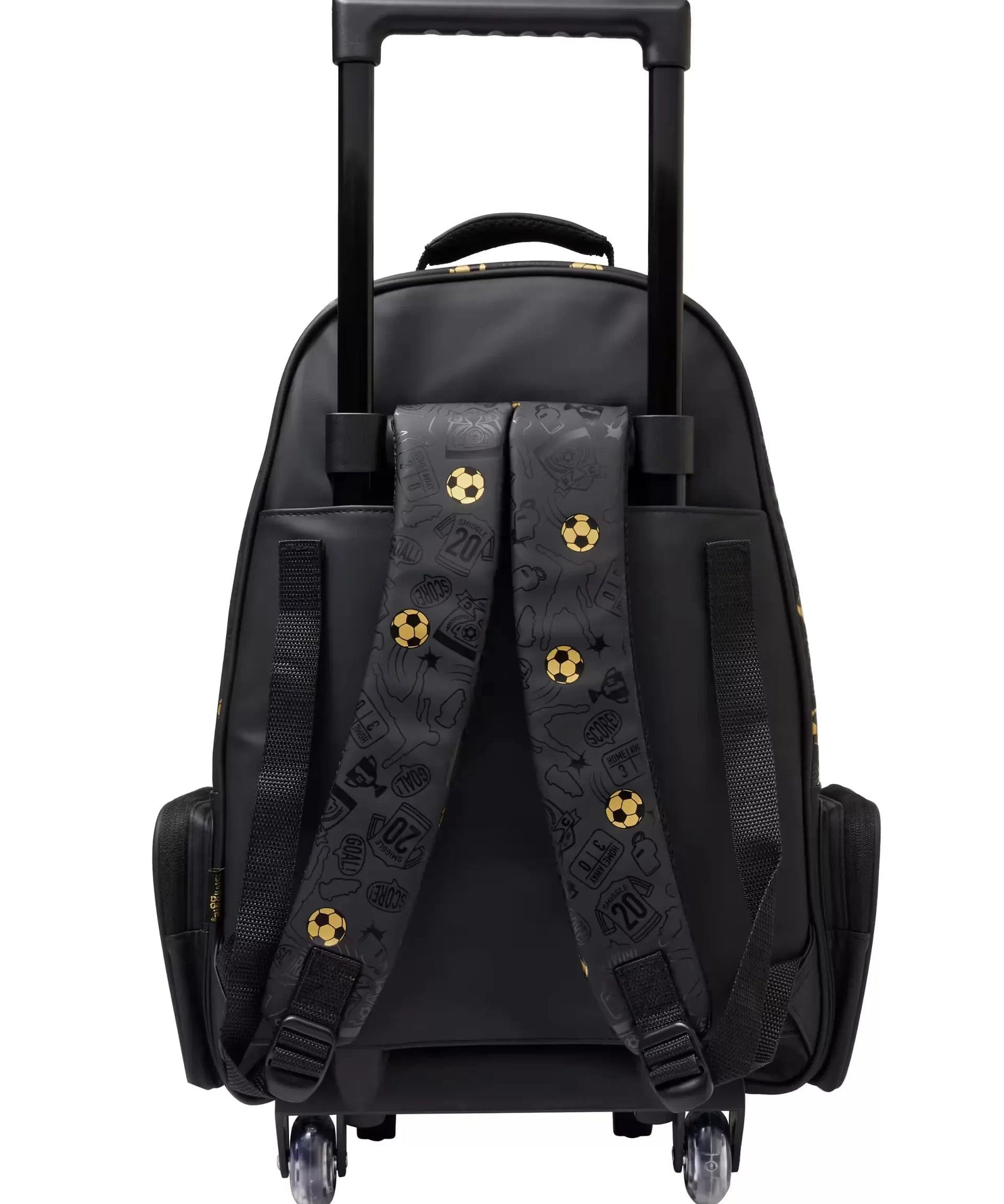 Smiggle – حقيبة بعجلات مضيئة مع مقبض بمناسبة عيد الميلاد العشرين