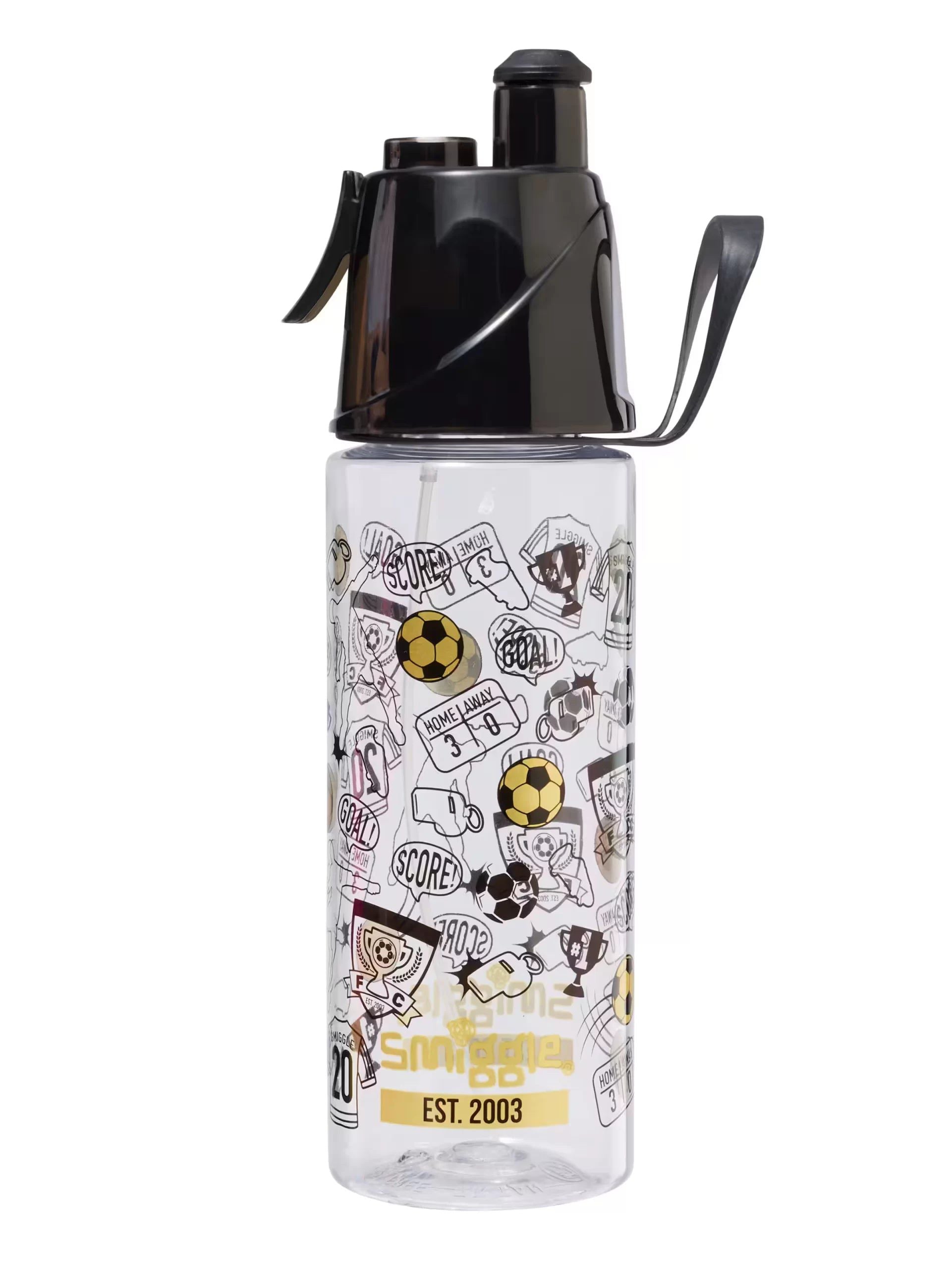 Smiggle - 20. Doğum Günü Su Püskürtmeli 560ML Otomatik Suluk