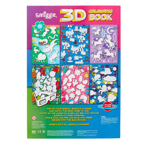 Smiggle - 3 Boyutlu Boyama Kitabı