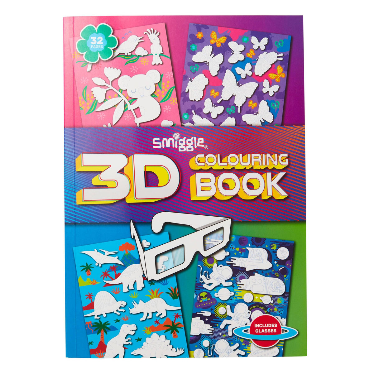 Smiggle - 3 Boyutlu Boyama Kitabı