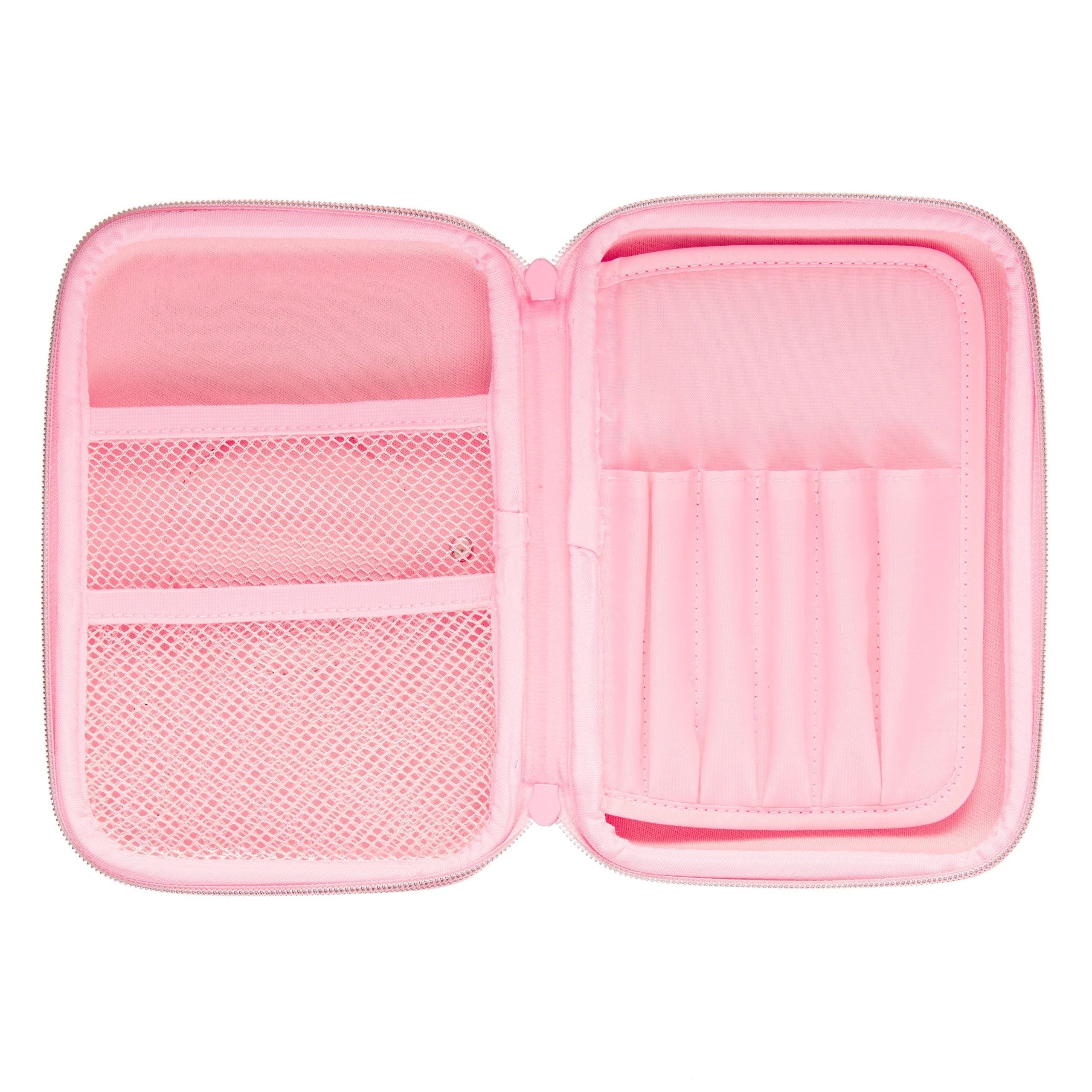 Smiggle - 3D Kabartmalı Hardtop Glitz Mirror Kalem Kutusu