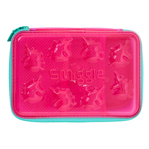 Smiggle - 3D Kabartmalı Hardtop Pembe Kalem Kutusu