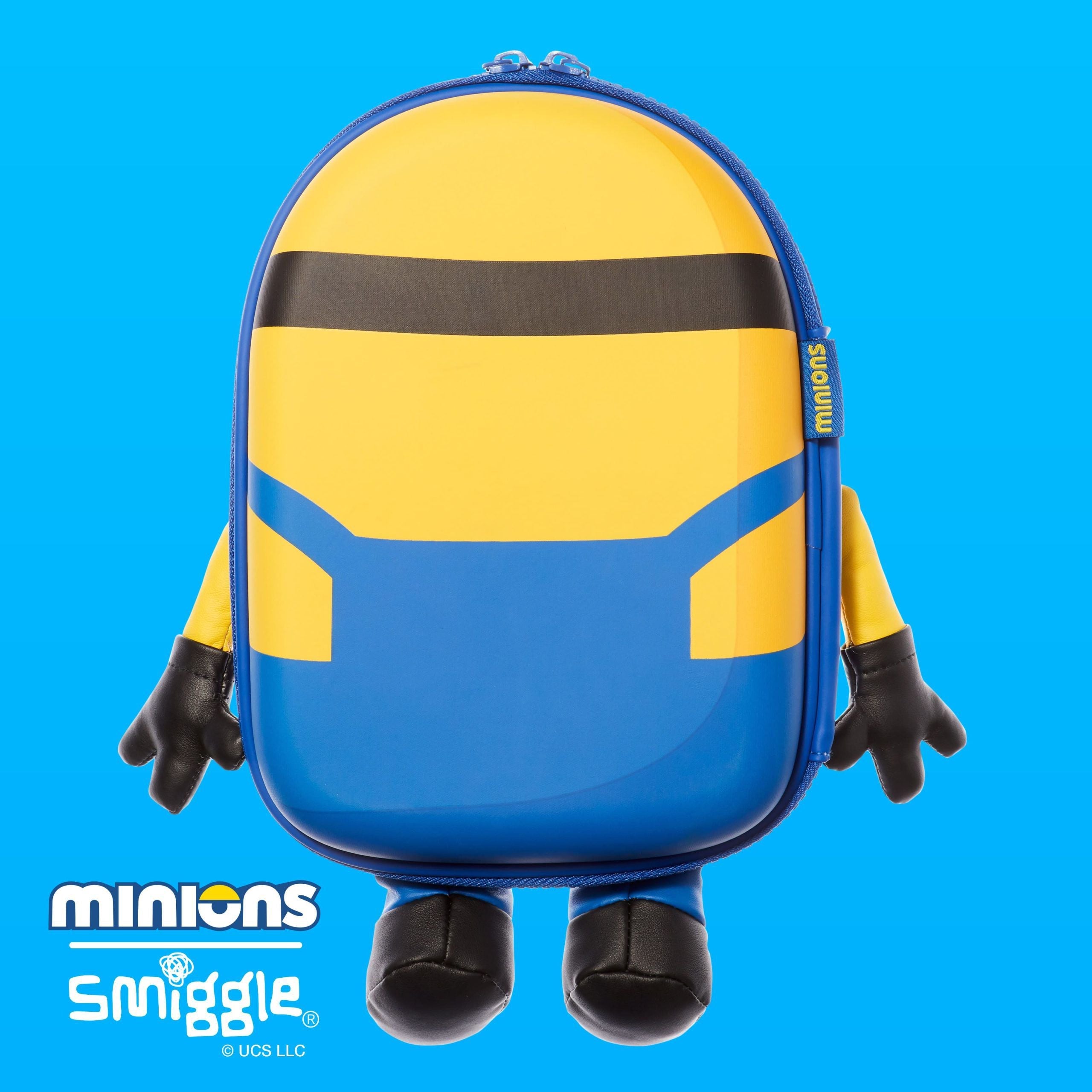 Smiggle - 3D Kabartmalı Minions Hardtop Kalem Kutusu