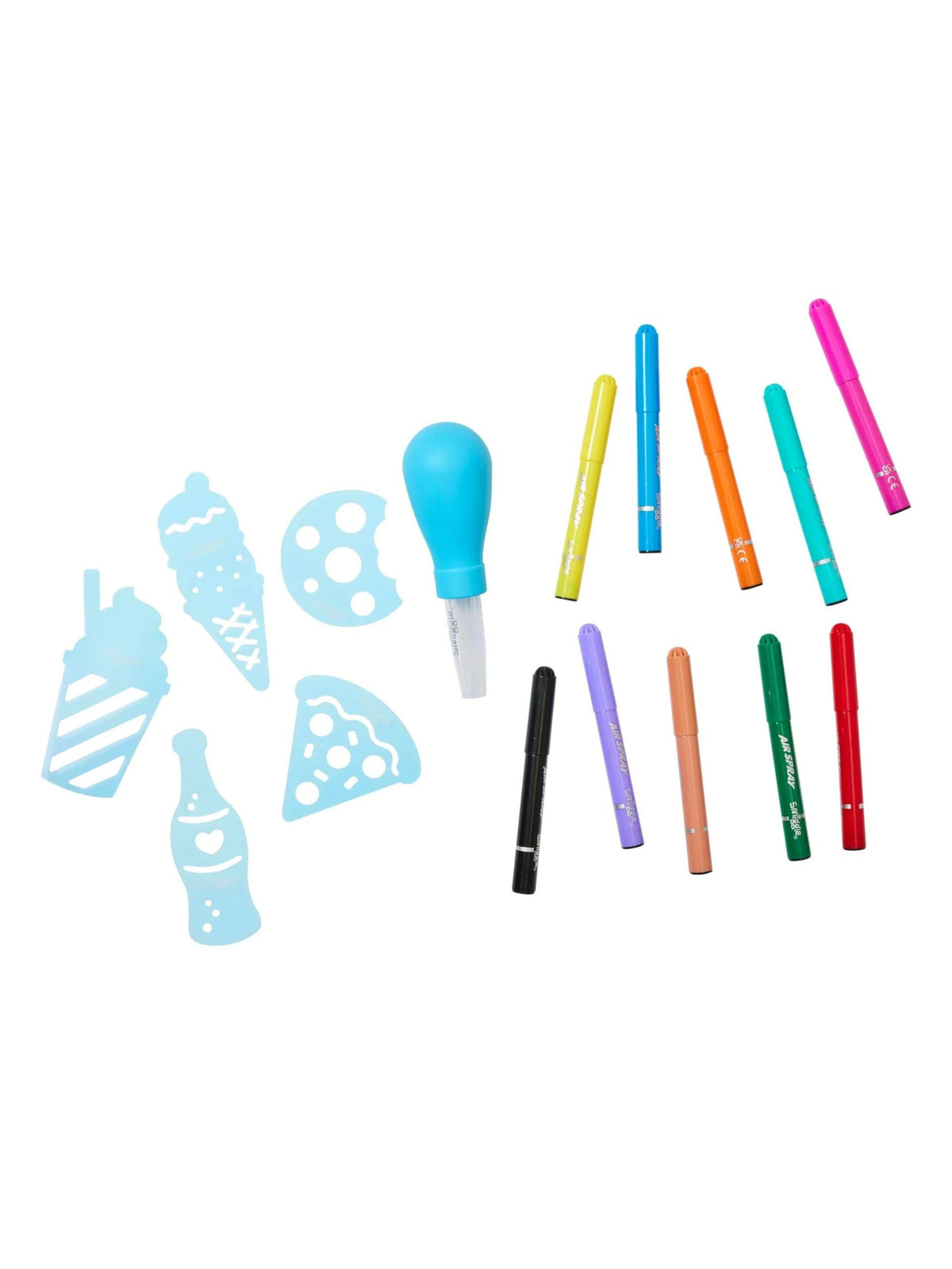 Smiggle - Air Spray Hava Püskürtmeli Marker Kalem Seti