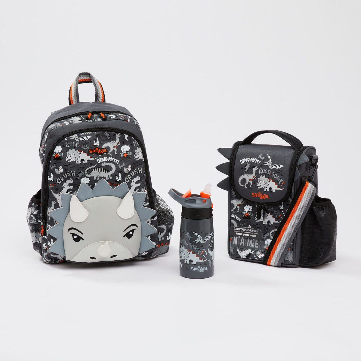 Smiggle - Animalia Junior Çanta Suluk ve Beslenme Çantası Seti