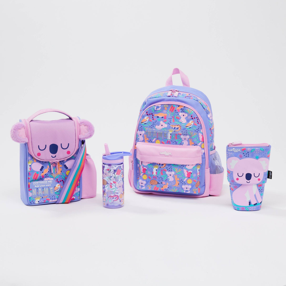 Smiggle - Animalia Junior Okul Çanta ve Tüm Seti