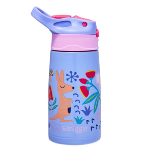 Smiggle - Animalia Junior Paslanmaz Çelik Flip Matara 400Ml