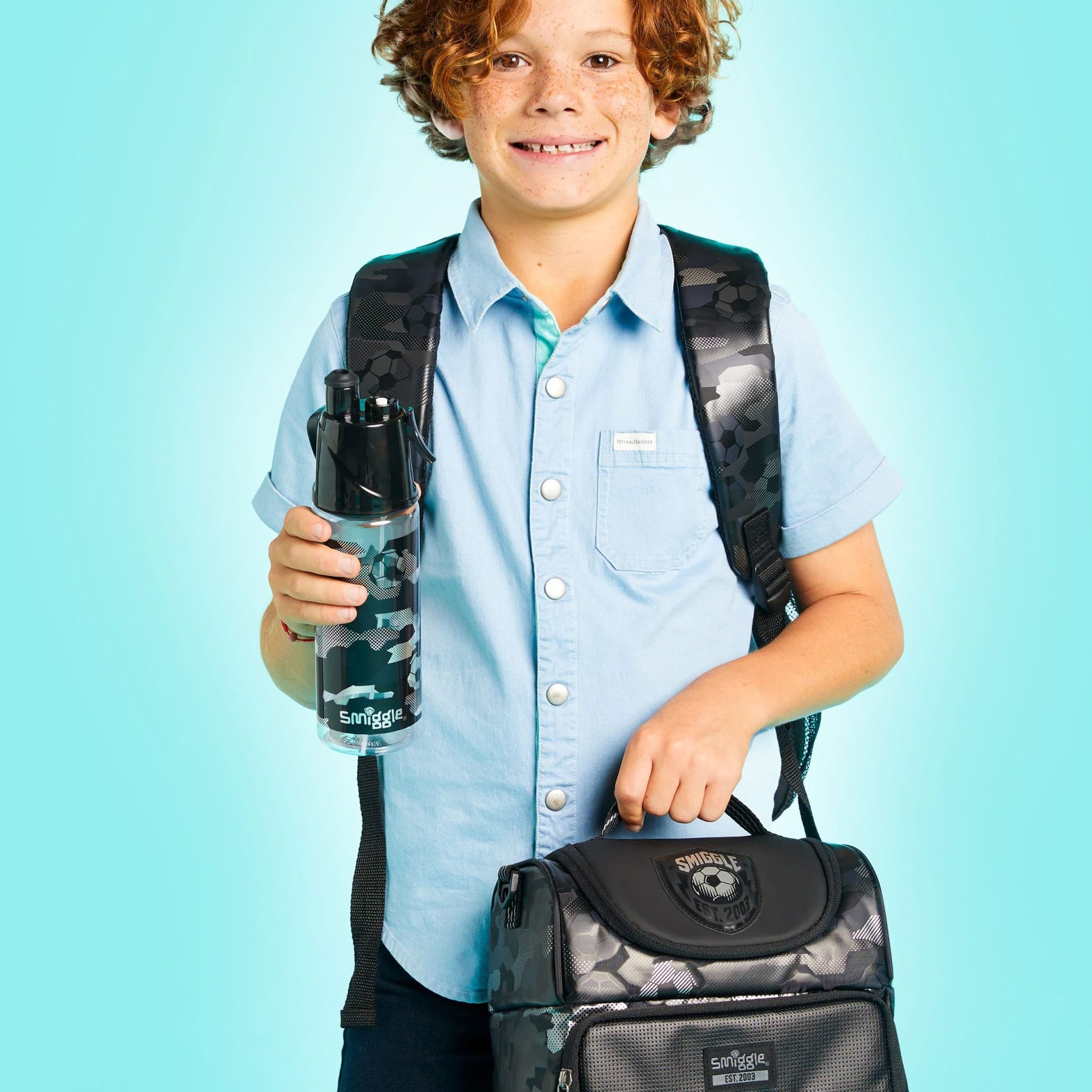 Smiggle - حقيبة طعام مزدوجة الطبقة Assist