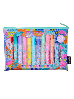 Smiggle - Away Kokulu 12'li Fosforlu Kalem ve Kalem Kutusu Seti