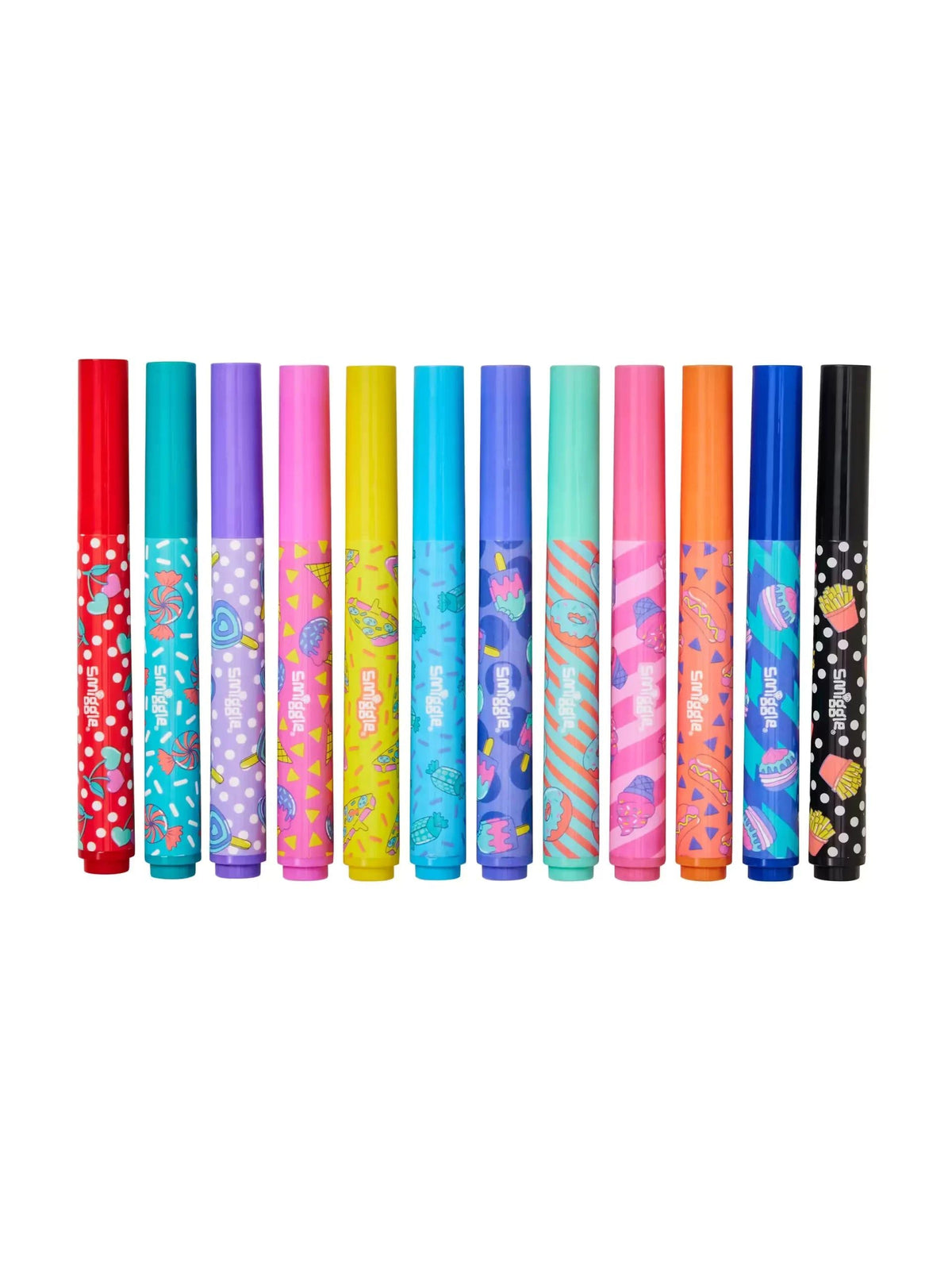 Smiggle - Away Kokulu 12'li Fosforlu Kalem ve Kalem Kutusu Seti