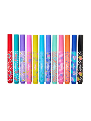 Smiggle - Away Kokulu 12'li Fosforlu Kalem ve Kalem Kutusu Seti