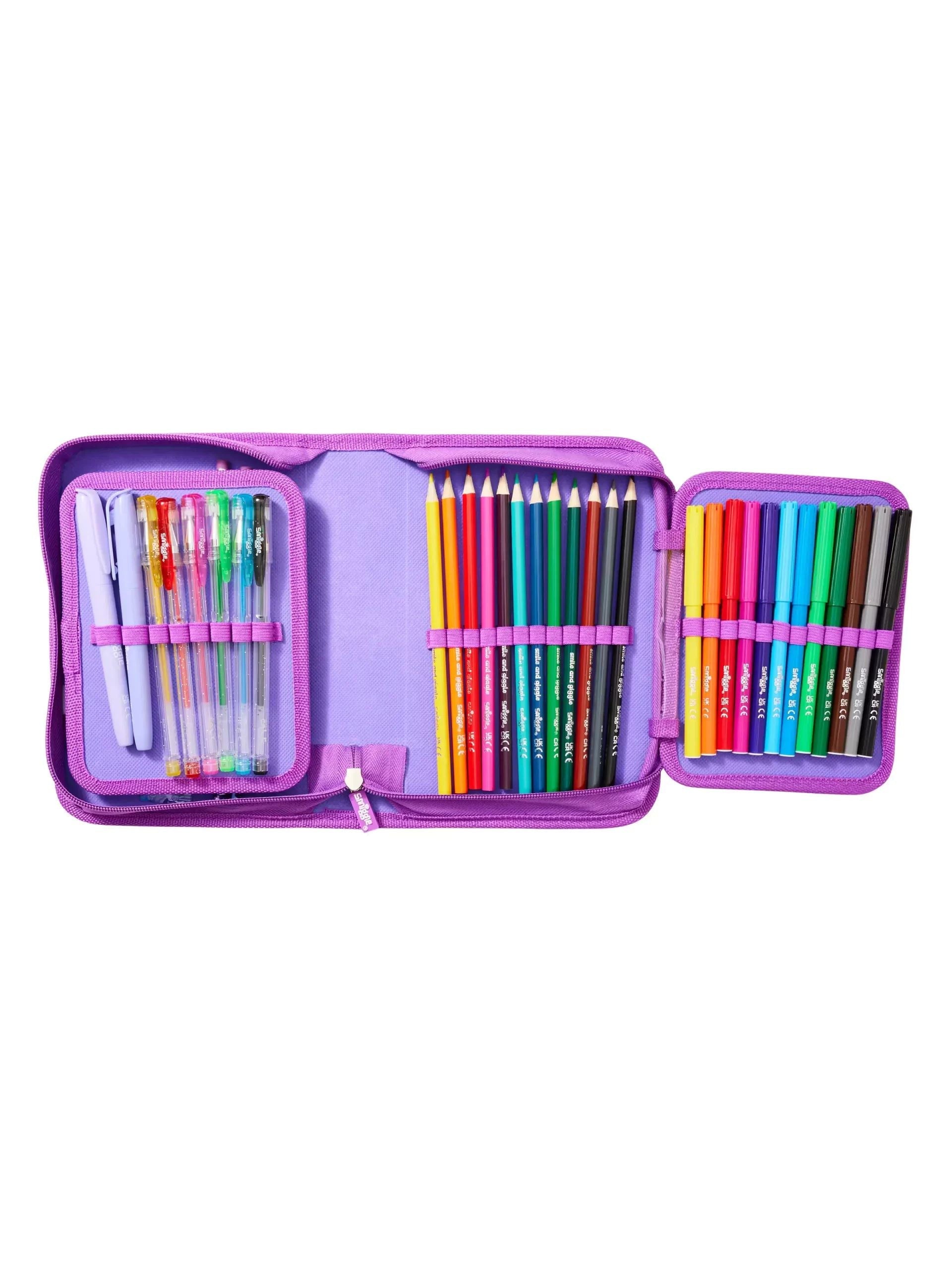 Smiggle - Away Midi Unicorn Konsolu Kırtasiye Seti