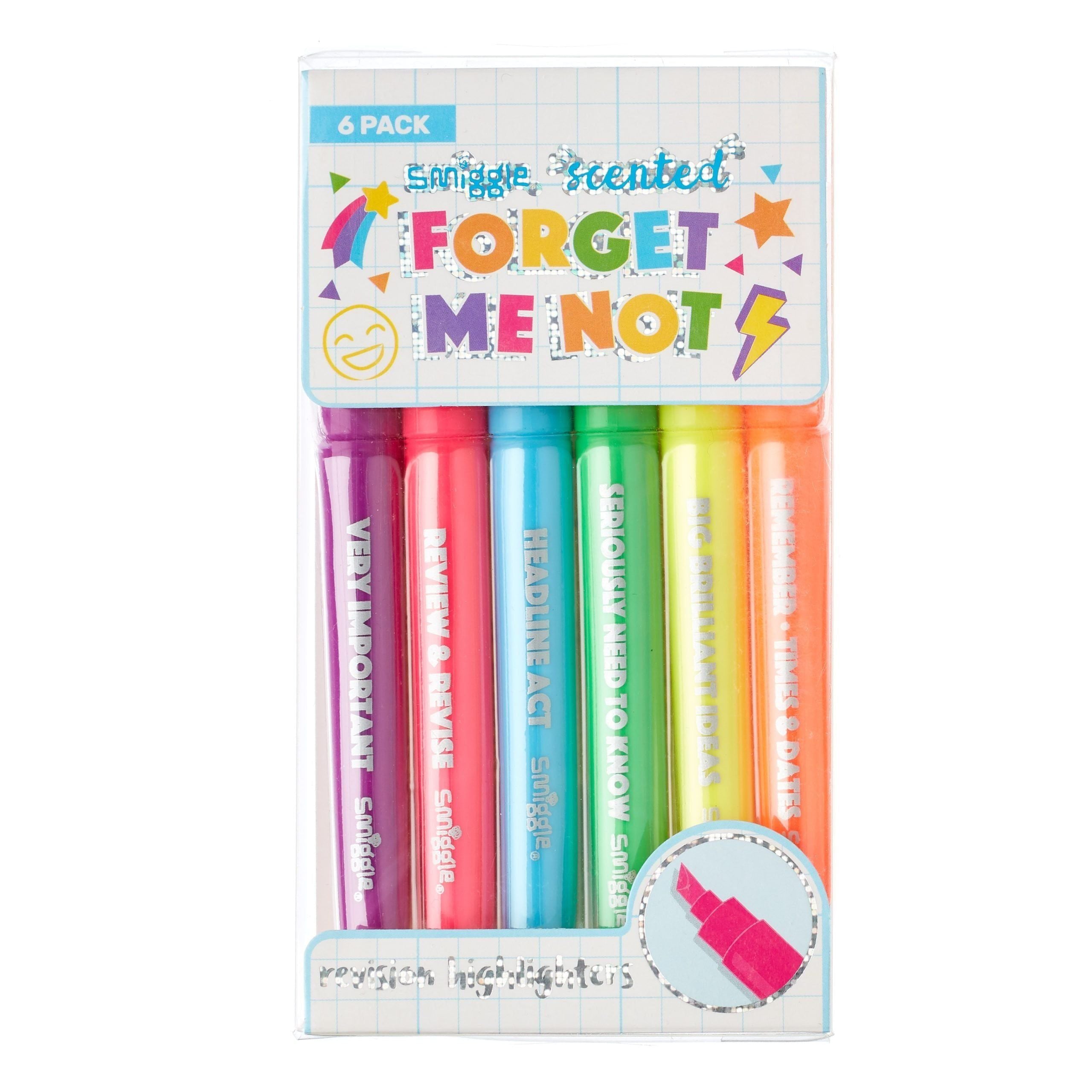 Smiggle - Beni Unutma Fosforlu Kalem 6lı Highlighters