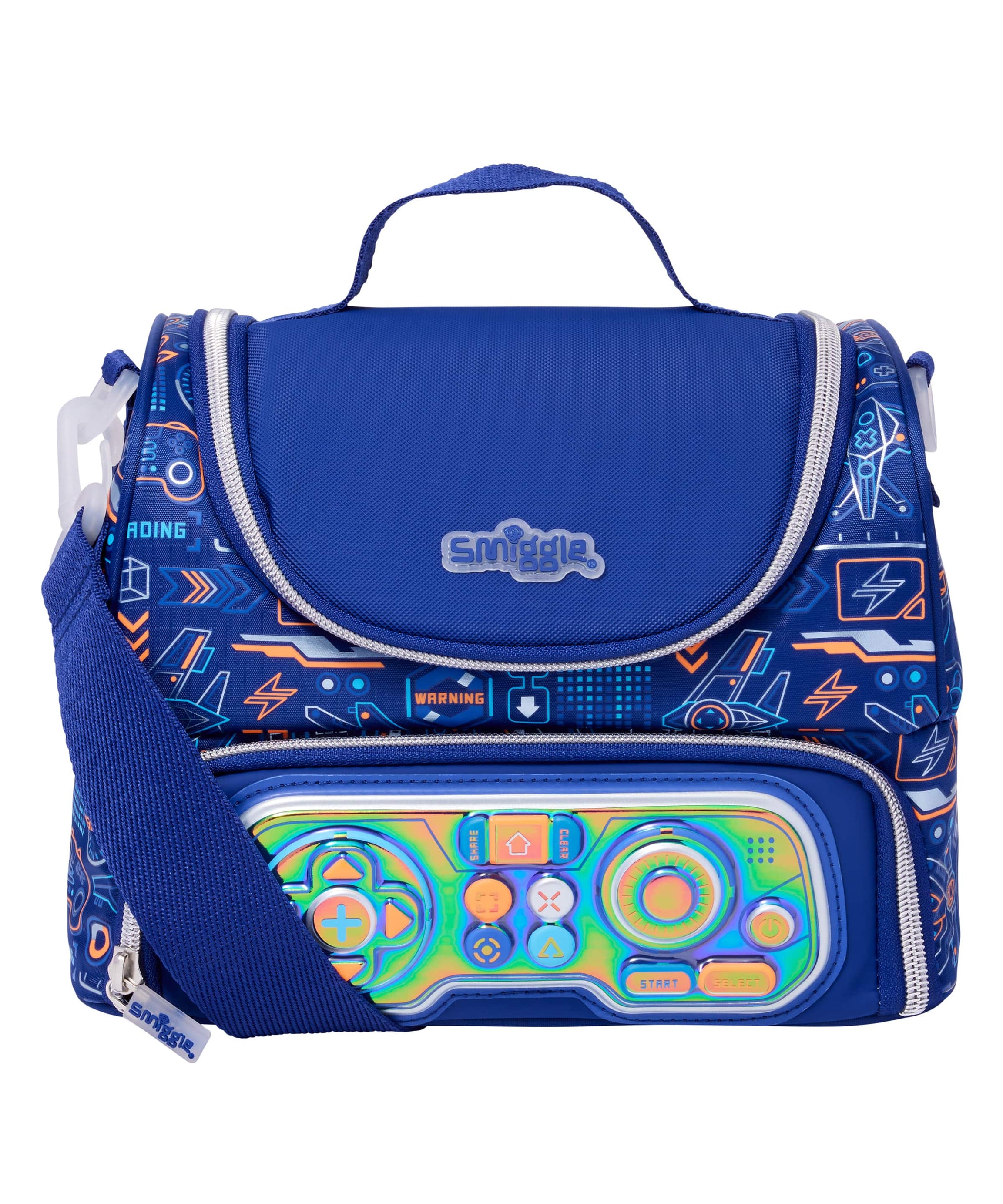 Smiggle - بيتا حقيبة طعام مزدوجة الطبقات مع حمالة