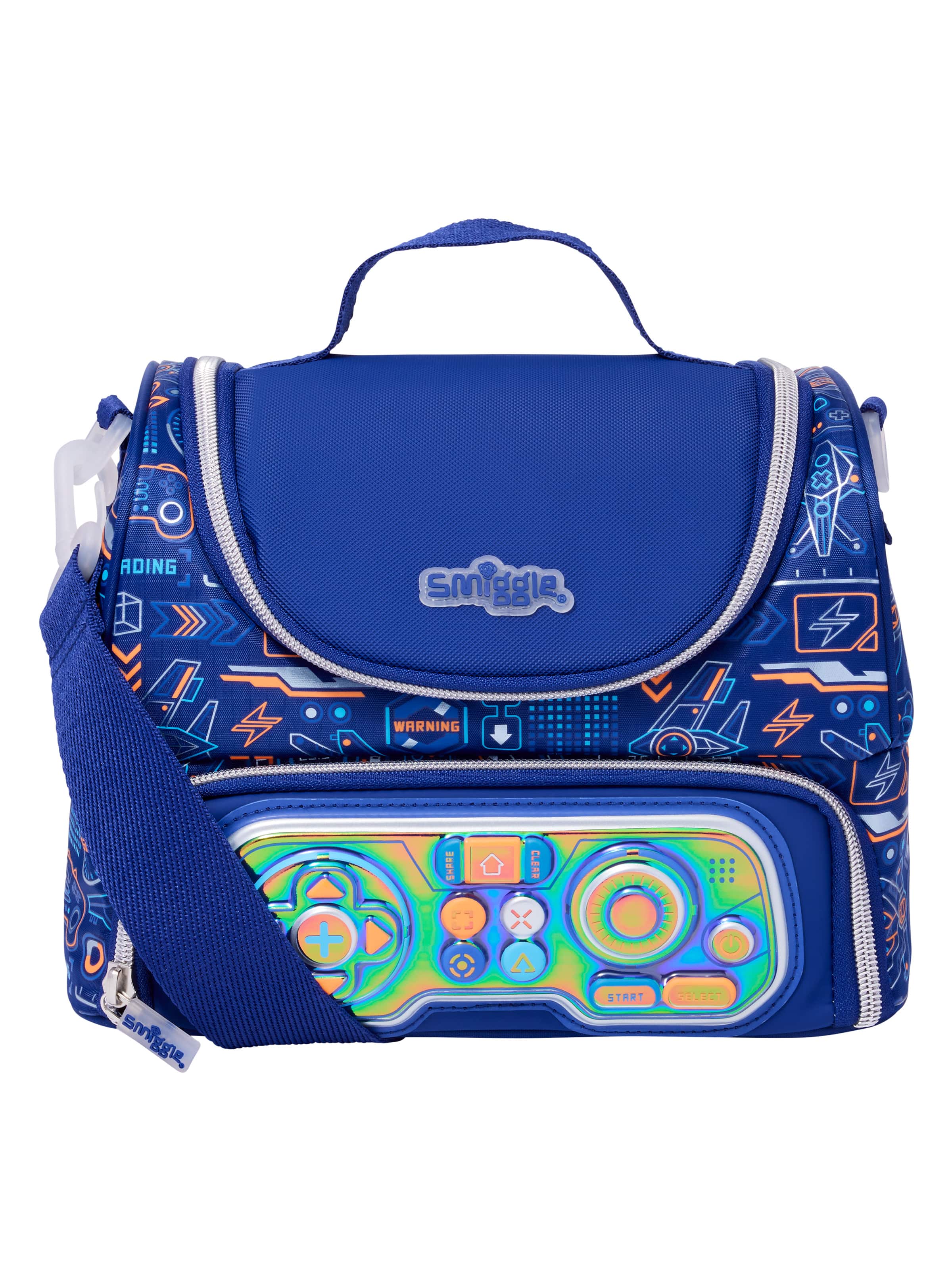 Smiggle - بيتا حقيبة طعام مزدوجة الطبقات مع حمالة