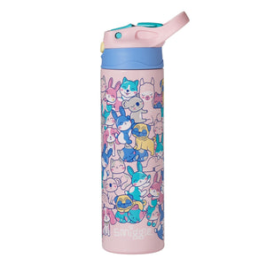 Smiggle - Better Togerher Paslanmaz Çelik 520Ml Pipetli Matara