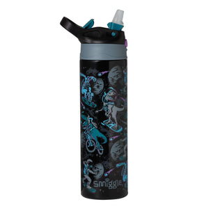 Smiggle - Better Togerher Paslanmaz Çelik 520Ml Pipetli Matara