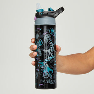 Smiggle - Better Togerher Paslanmaz Çelik 520Ml Pipetli Matara