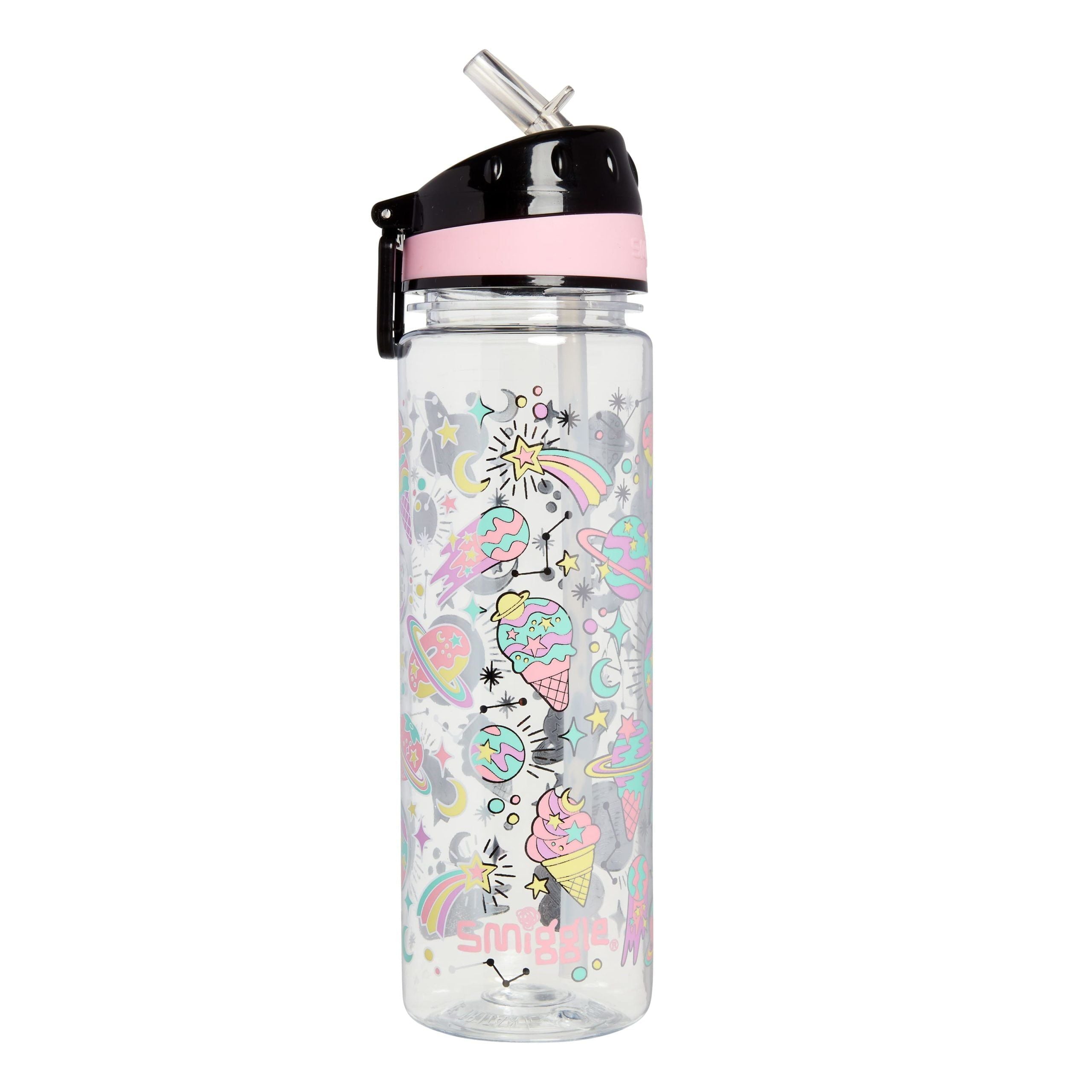 Smiggle - Beyond Dondurma Desenli 650 ML BPA'sız Pipetli Suluk