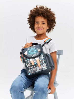 Smiggle -Blast Off Anaokulu Beslenme ve Gezi Çantası