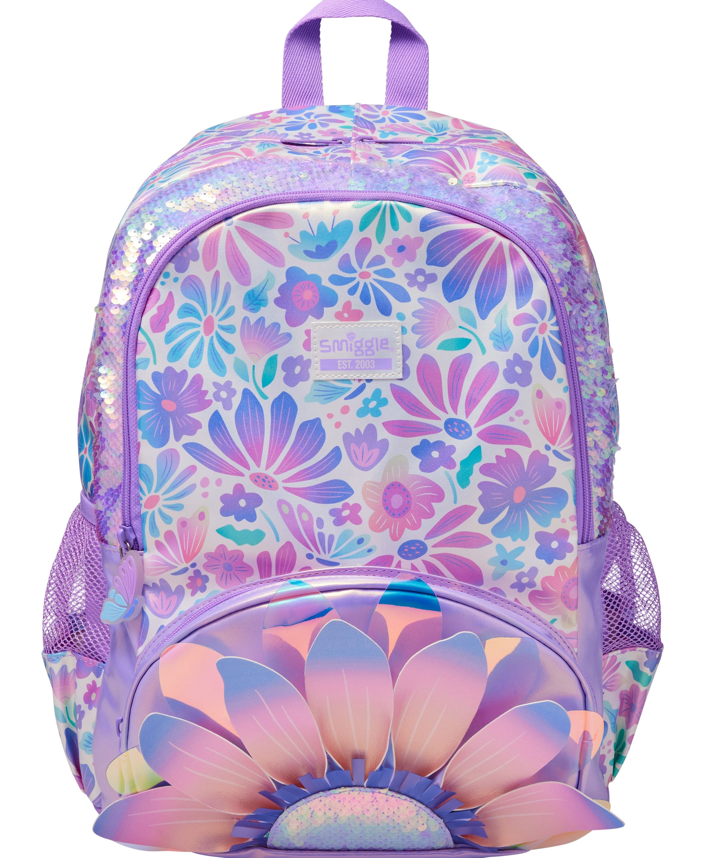 Smiggle - حقيبة ظهر مدرسية كلاسيكية بلوم
