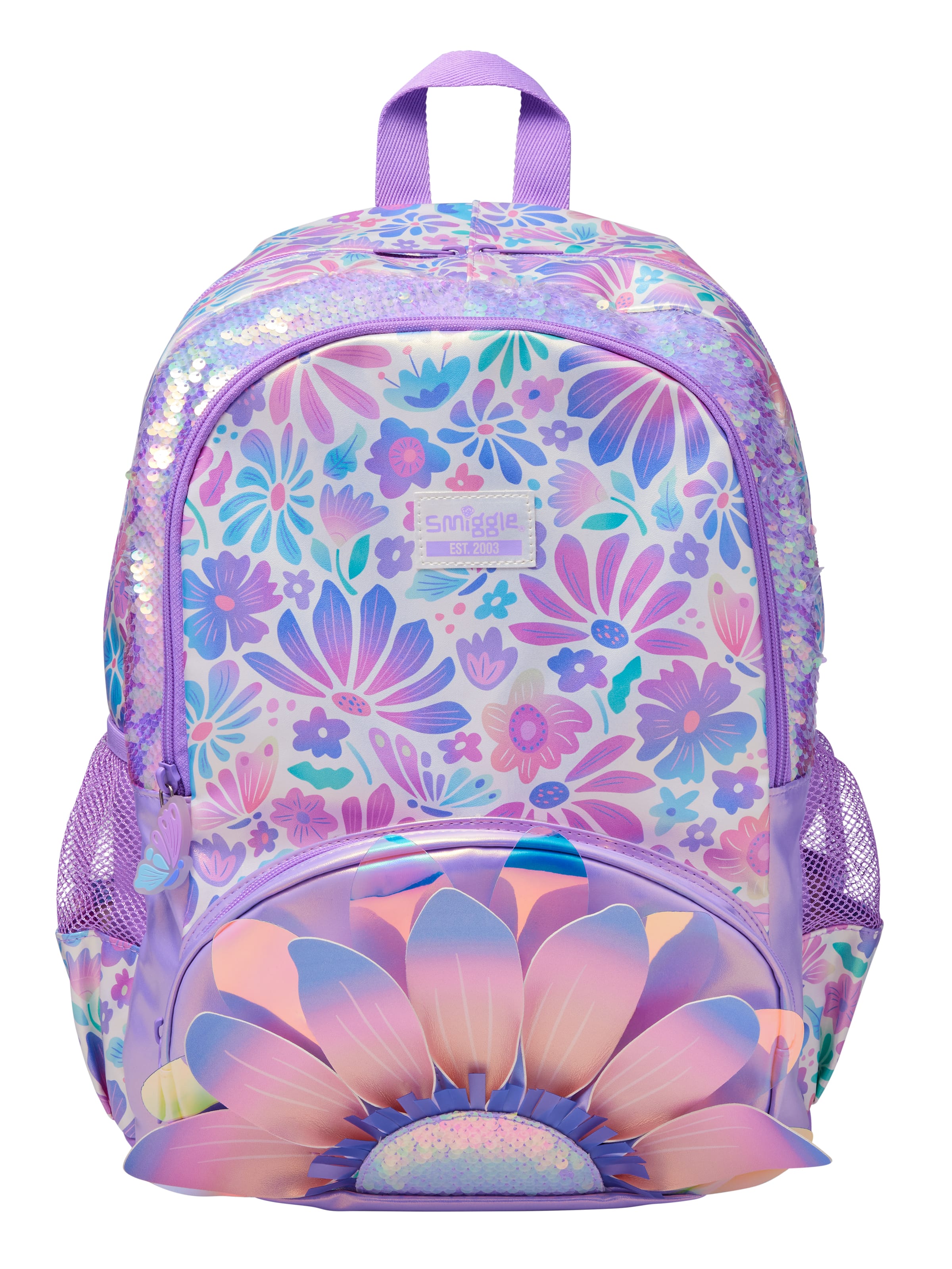Smiggle - حقيبة ظهر مدرسية كلاسيكية بلوم