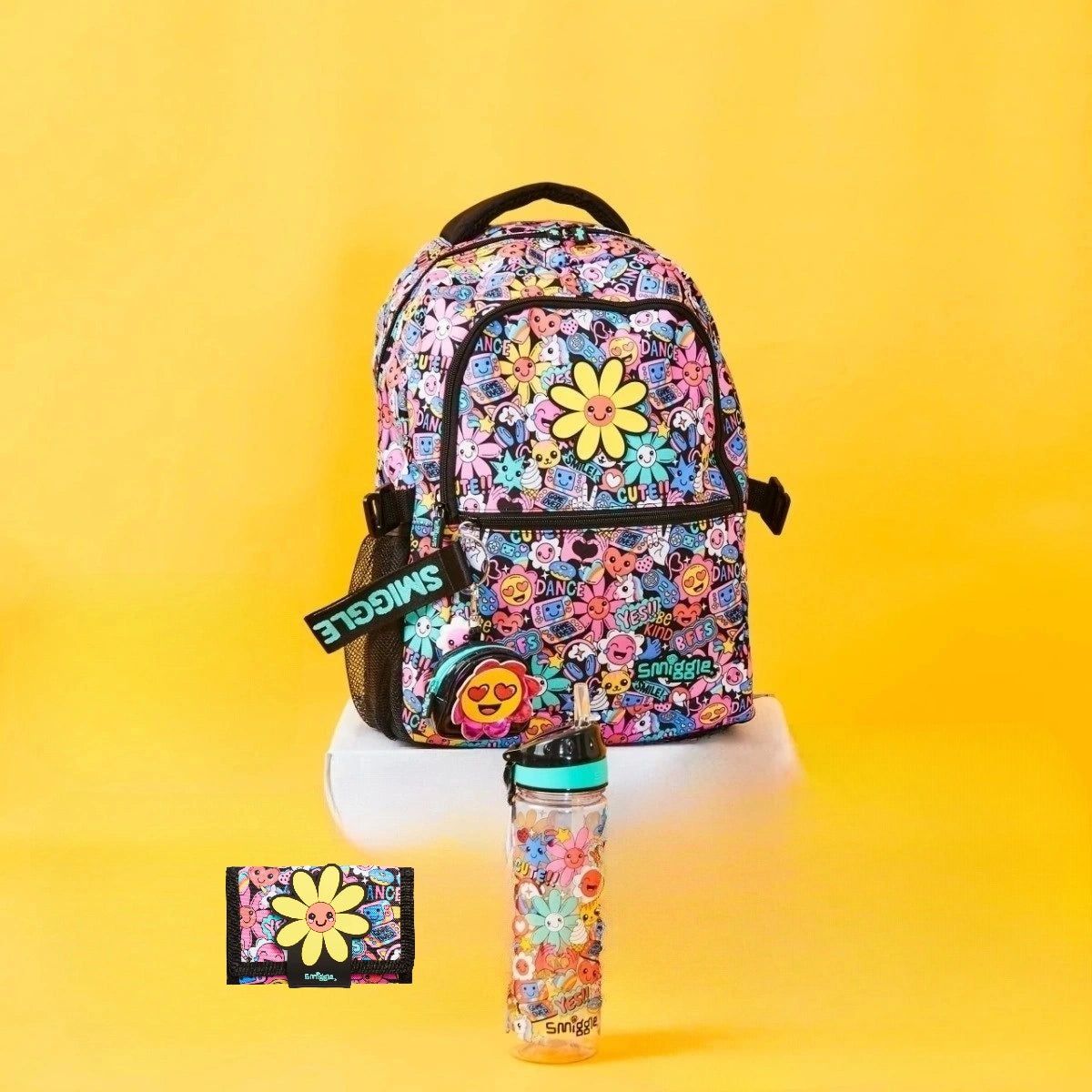 Smiggle – Bright Side 3'lü Okul Çanta Seti