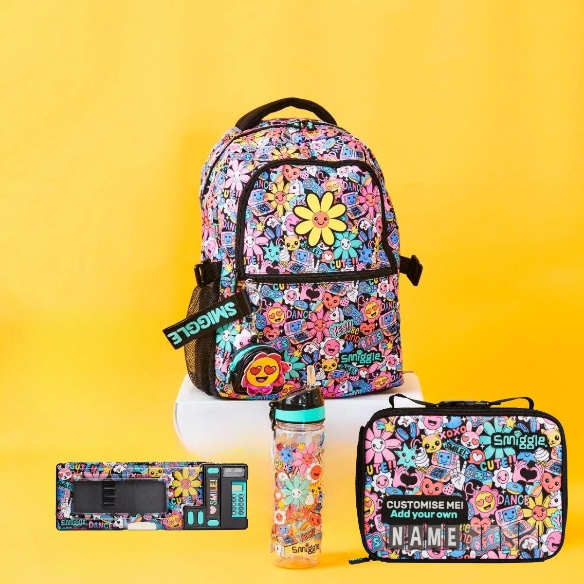 Smiggle – Bright Side 4'lü Okul Çanta Seti
