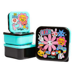 Smiggle - Bright Side 4'lü Yemek Yemek Kapları
